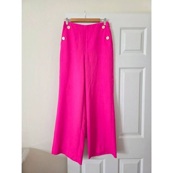 J. Crew Wide-leg sailor pant in triple dobby 4 - Picture 2 of 10